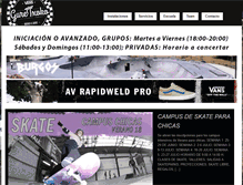 Tablet Screenshot of guretxokoskatepark.com
